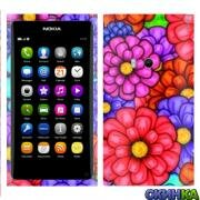 Купить наклейку на Nokia N9 Цветы